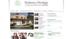 Desktop Screenshot of biodanzaypsicologia.com